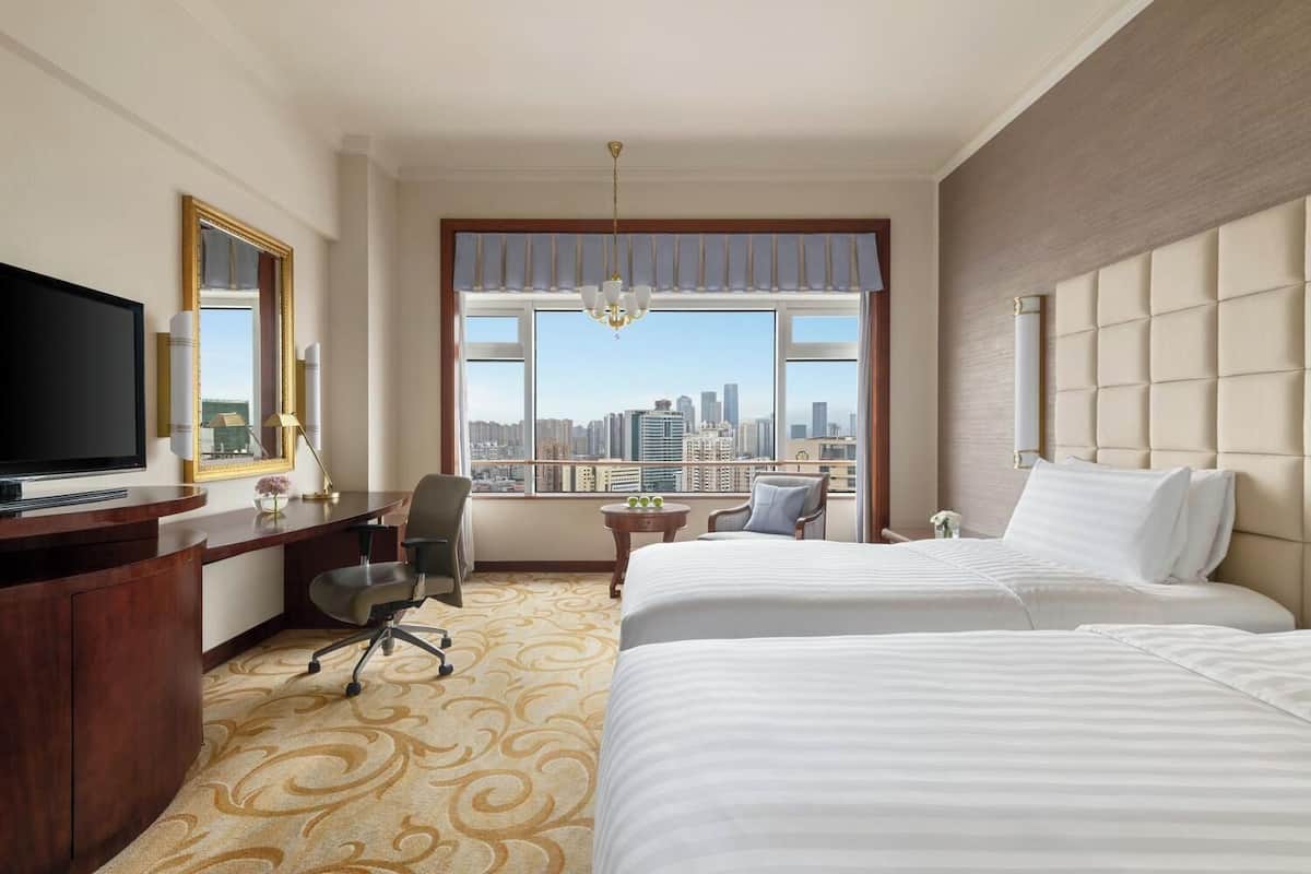 Minibar, in-room safe, desk, blackout curtains