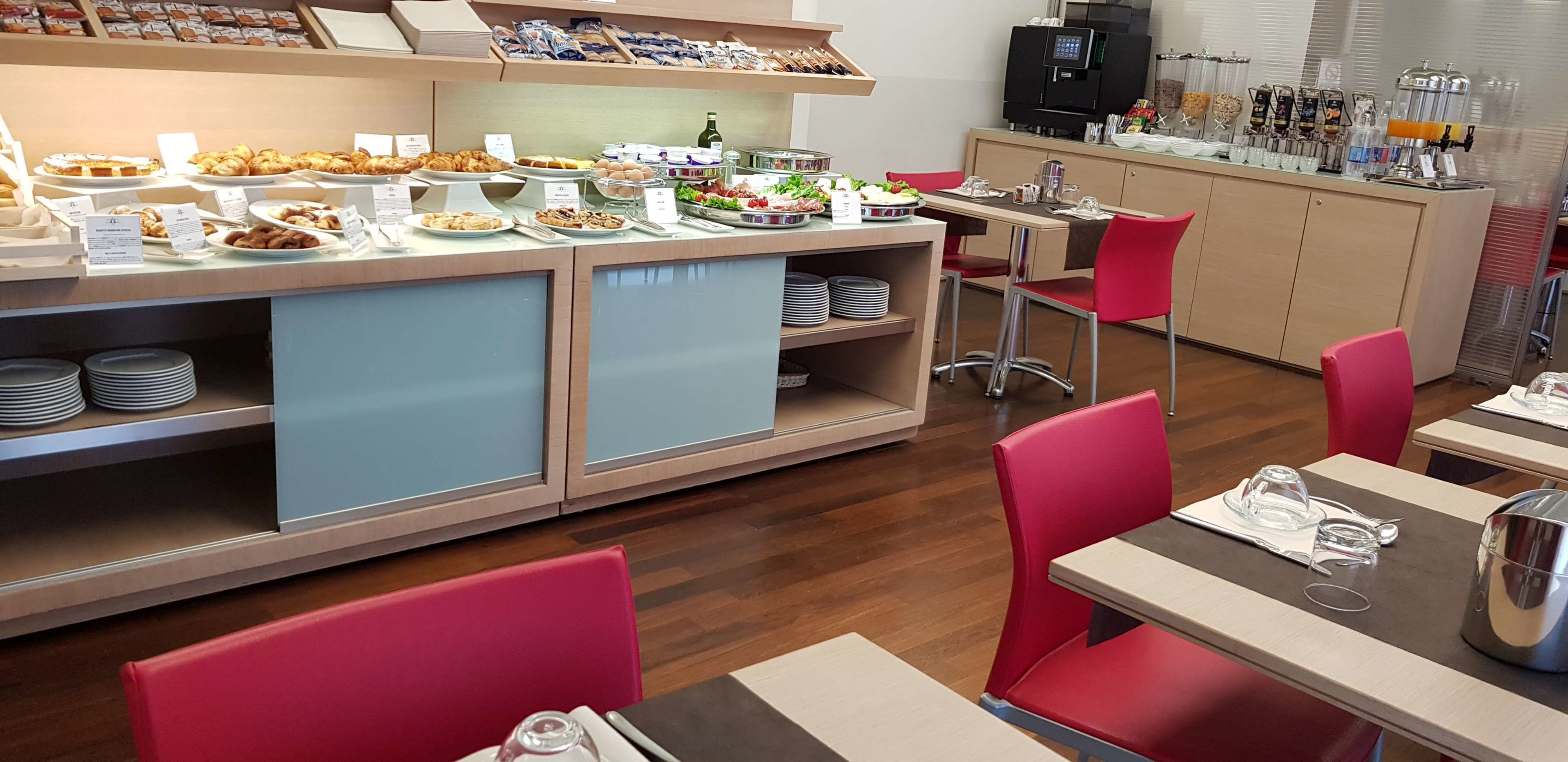 daily buffet breakfast (eur 8 per person)