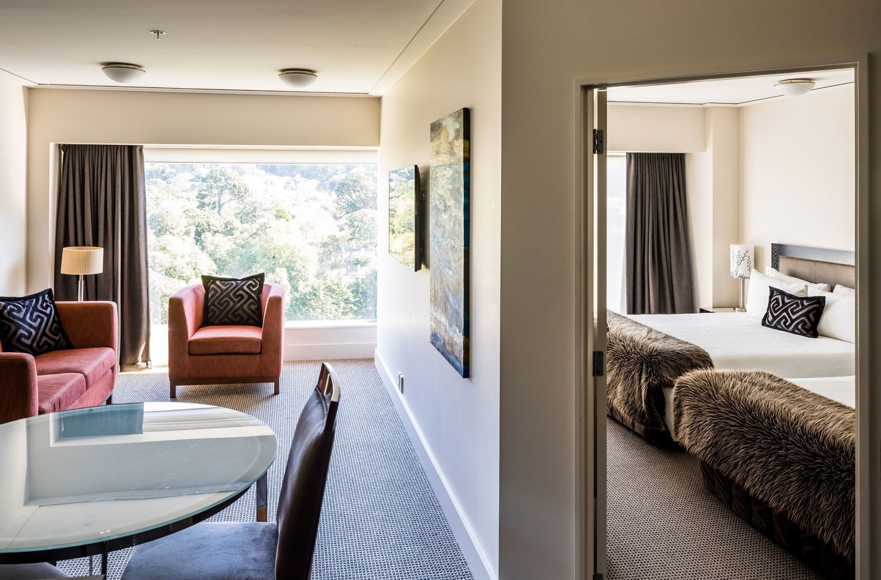 Premium bedding, minibar, in-room safe, desk