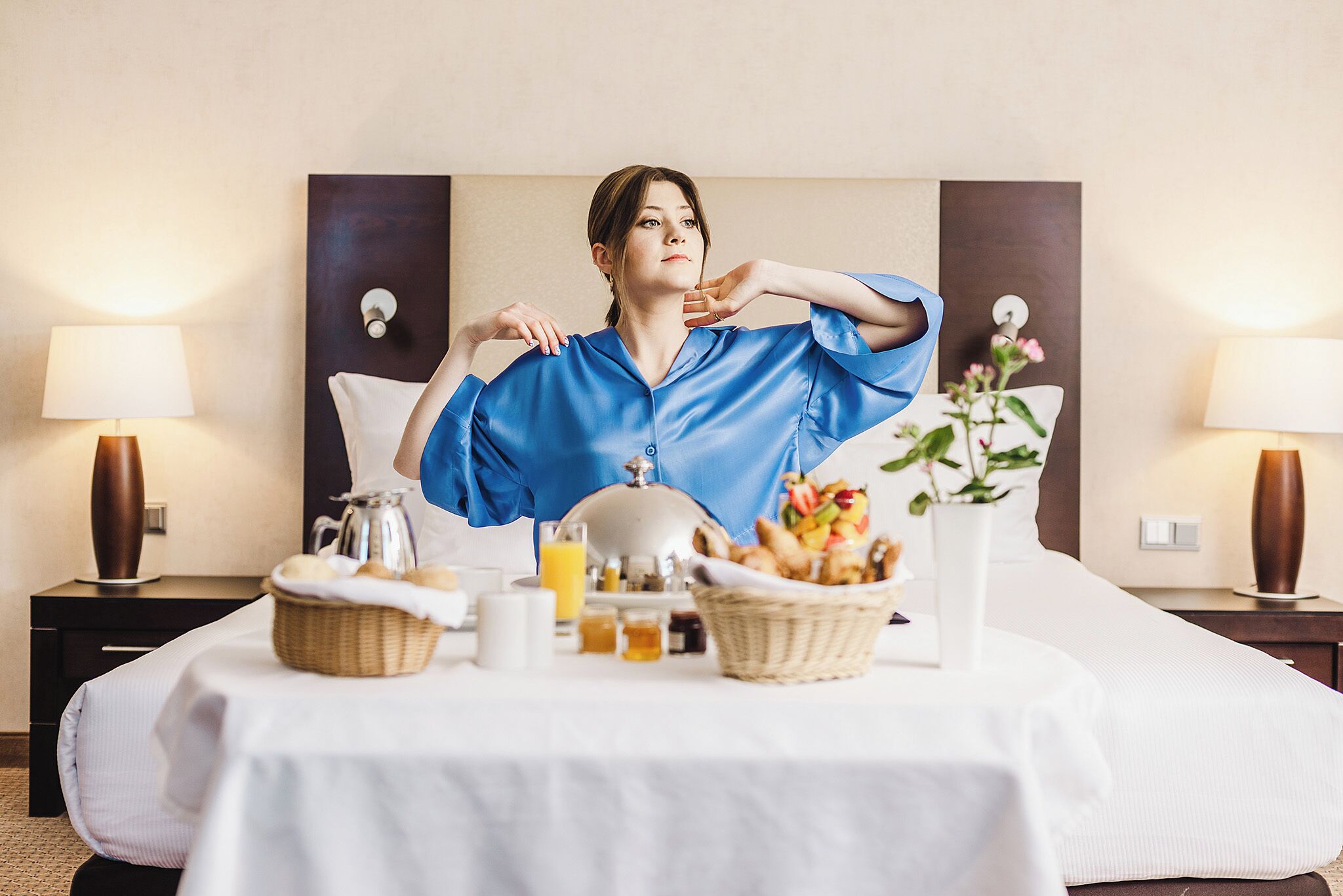 Ropa de cama hipoalergénica y minibar 