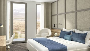 Standard Double or Twin Room | Peti besi dalam bilik, langsir/tirai gelap terus, Wi-fi percuma