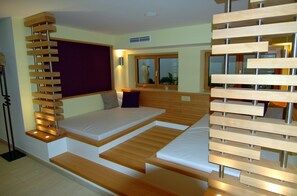 Sauna, steam room, body treatments, hot stone massages, sports massages