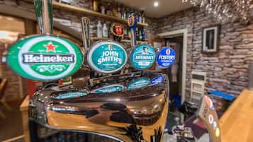 Enjoy a selection of beers from various brands at our bar.
