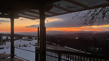 Blick von der Unterkunft