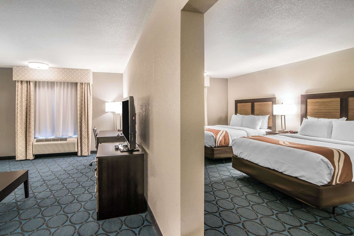 Suite, 2 Queen Beds, Non Smoking | 1 bedroom, premium bedding, pillowtop beds, desk