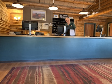 Interior entrance. Colter Bay Village