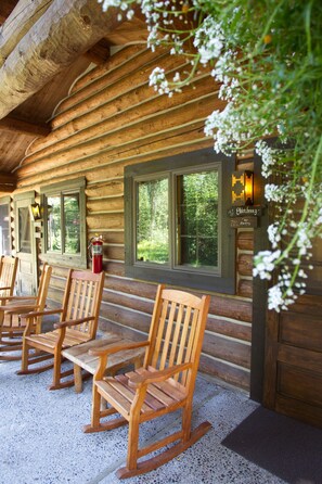 Exterior detail - Jenny Lake Lodge (Moose)