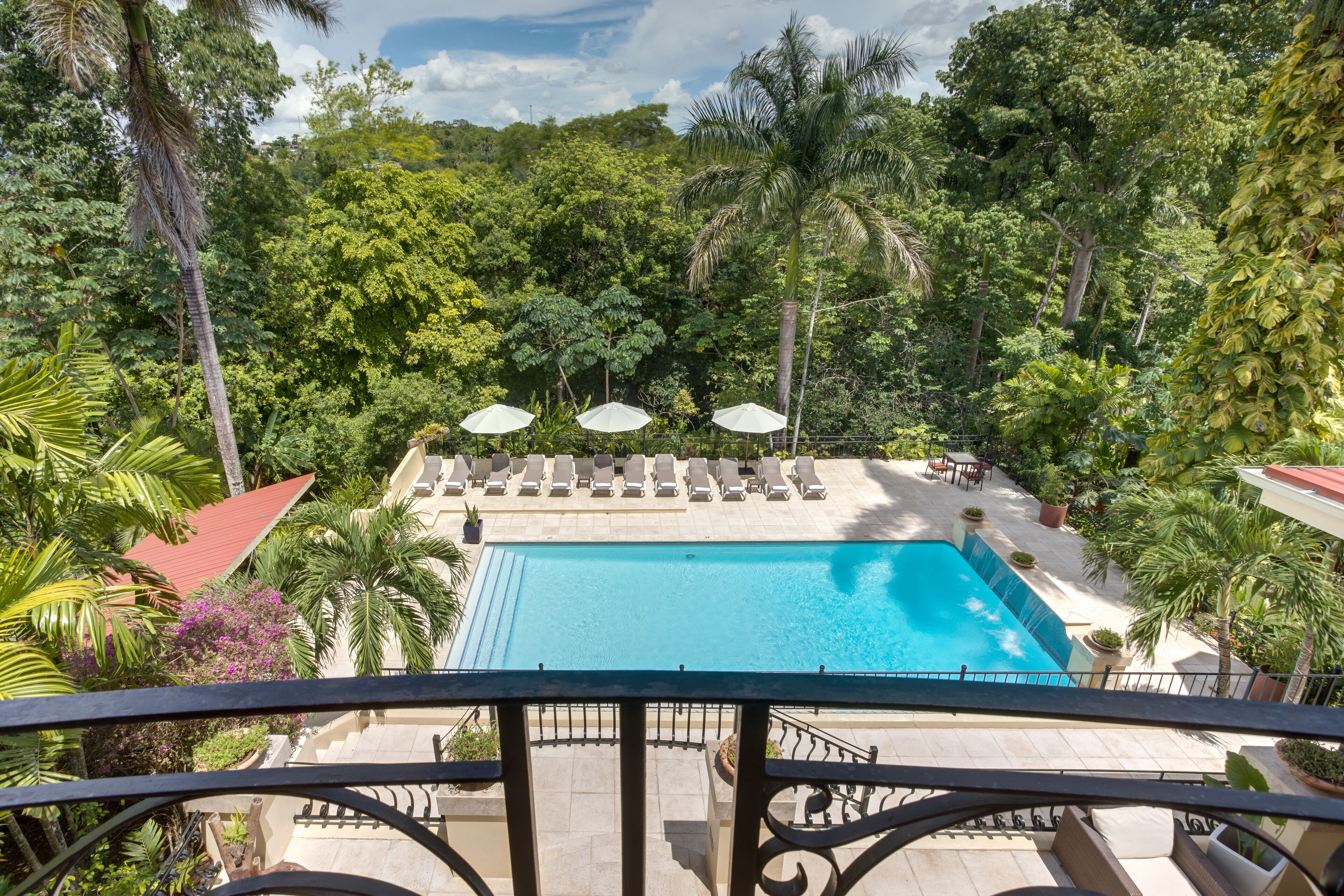 Pemandangan balkon