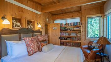 Trail Boss Room | Premium bedding, down comforters, in-room safe, individually decorated