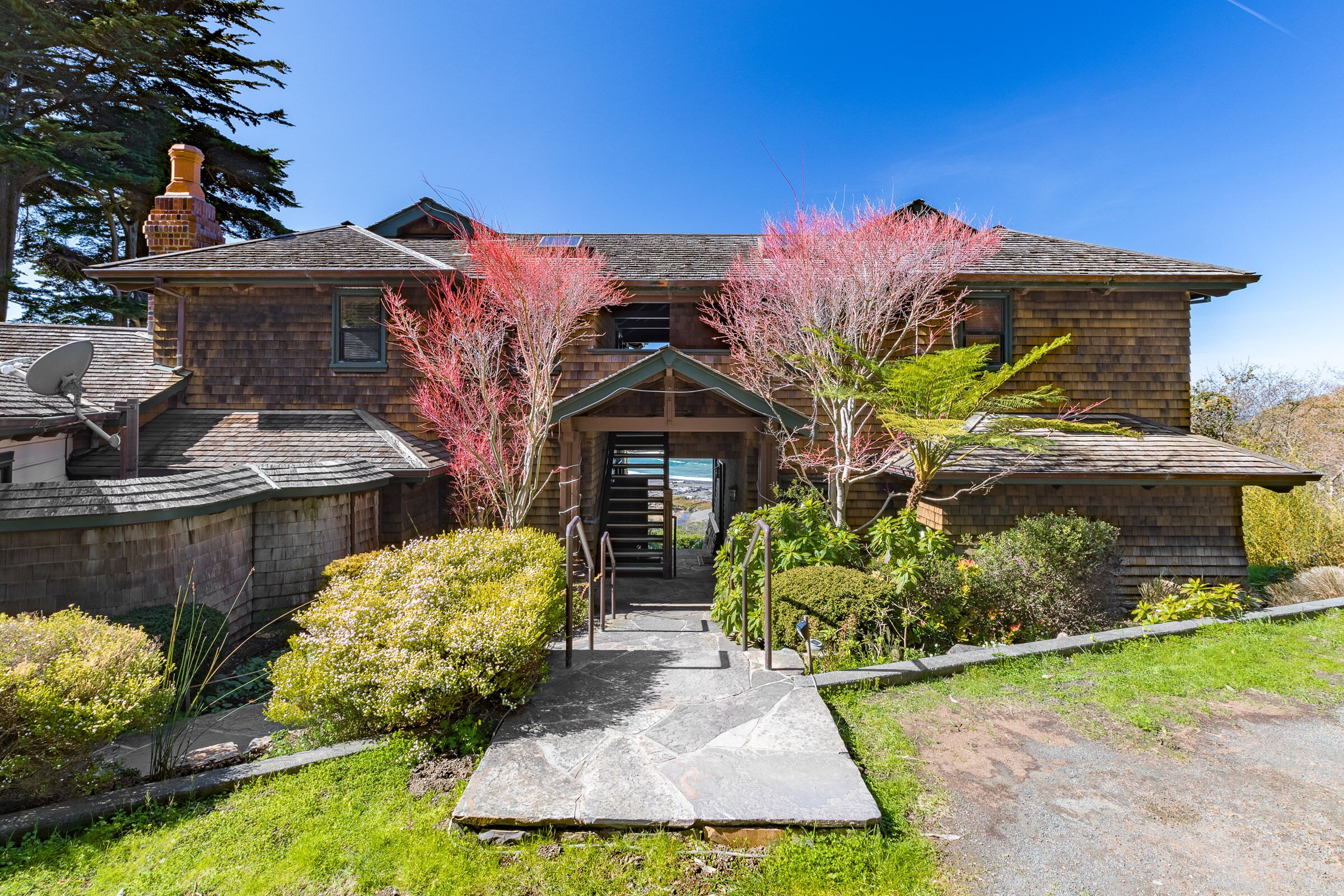 Overnatningsstedets facade