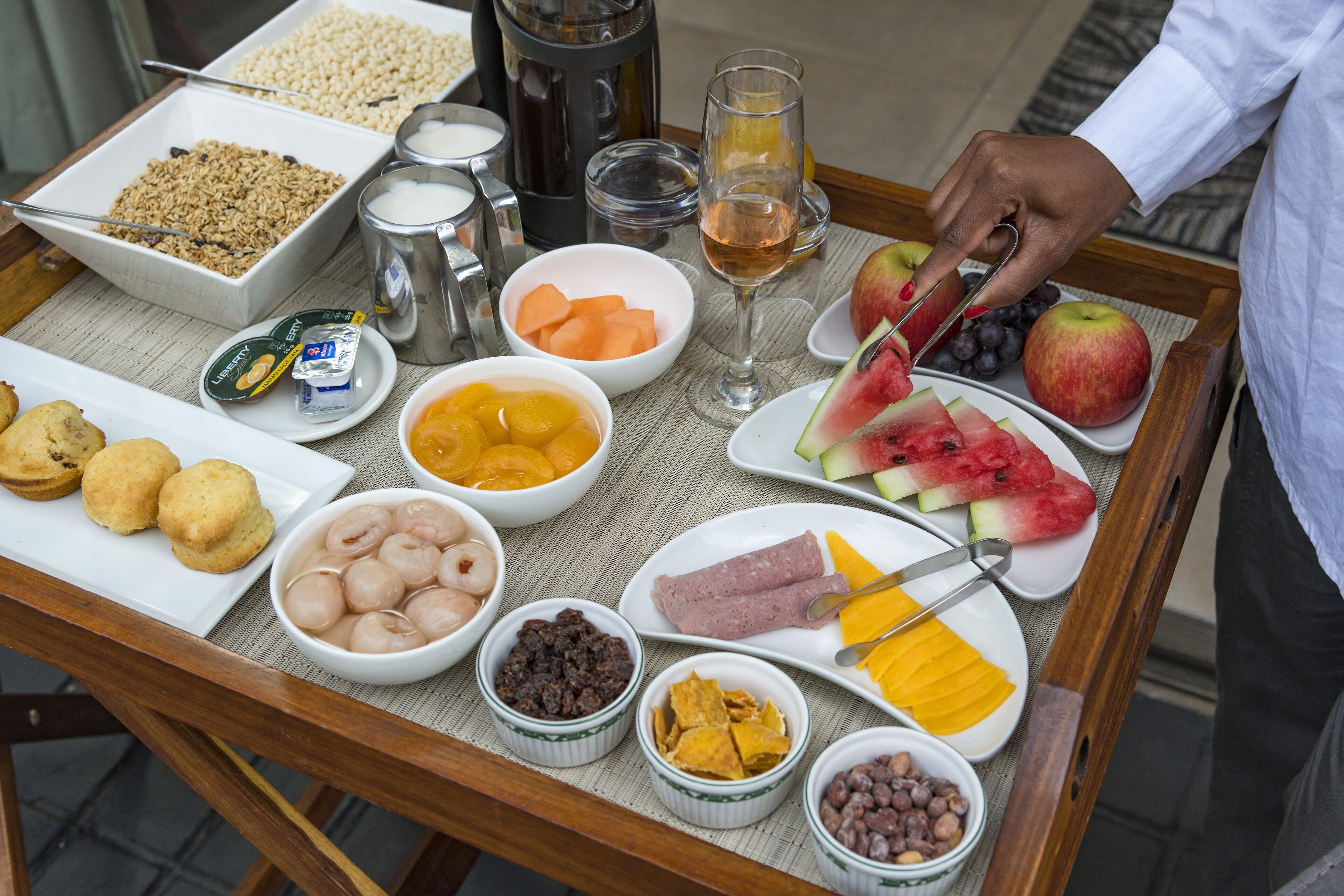 daily buffet breakfast (usd 30.00 per person)