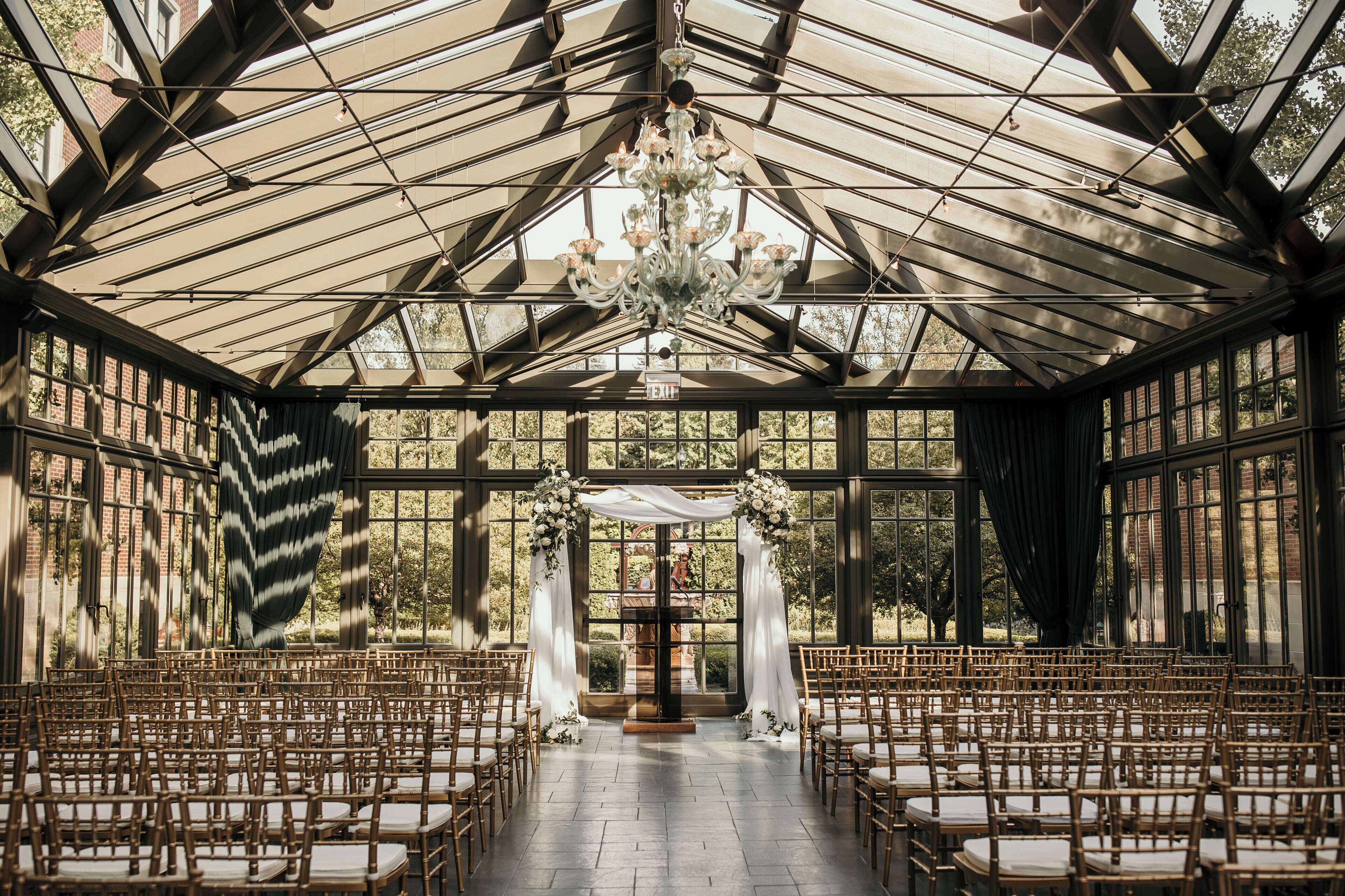 indoor wedding