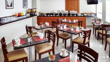 Free daily full breakfast