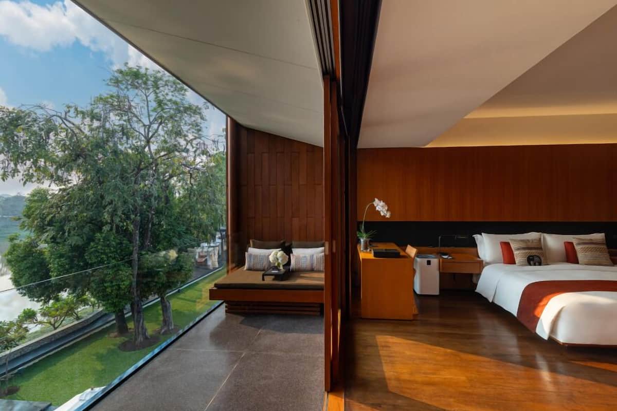 kasara riverfront suite | 1 bedroom, premium bedding, minibar, in-room safe