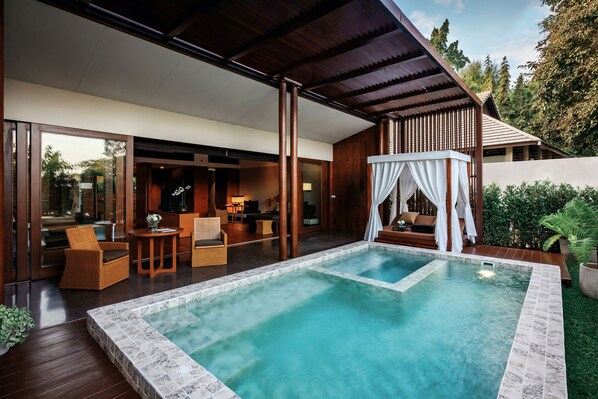 Kasara Pool Suite | Premium bedding, minibar, in-room safe, desk - Anantara Chiang Mai Resort (Chiang Mai)