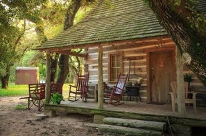 Cabin, Private Bathroom (Log Cabin) | Individually decorated, individually furnished - BlissWood B&B Ranch (Cat Spring)