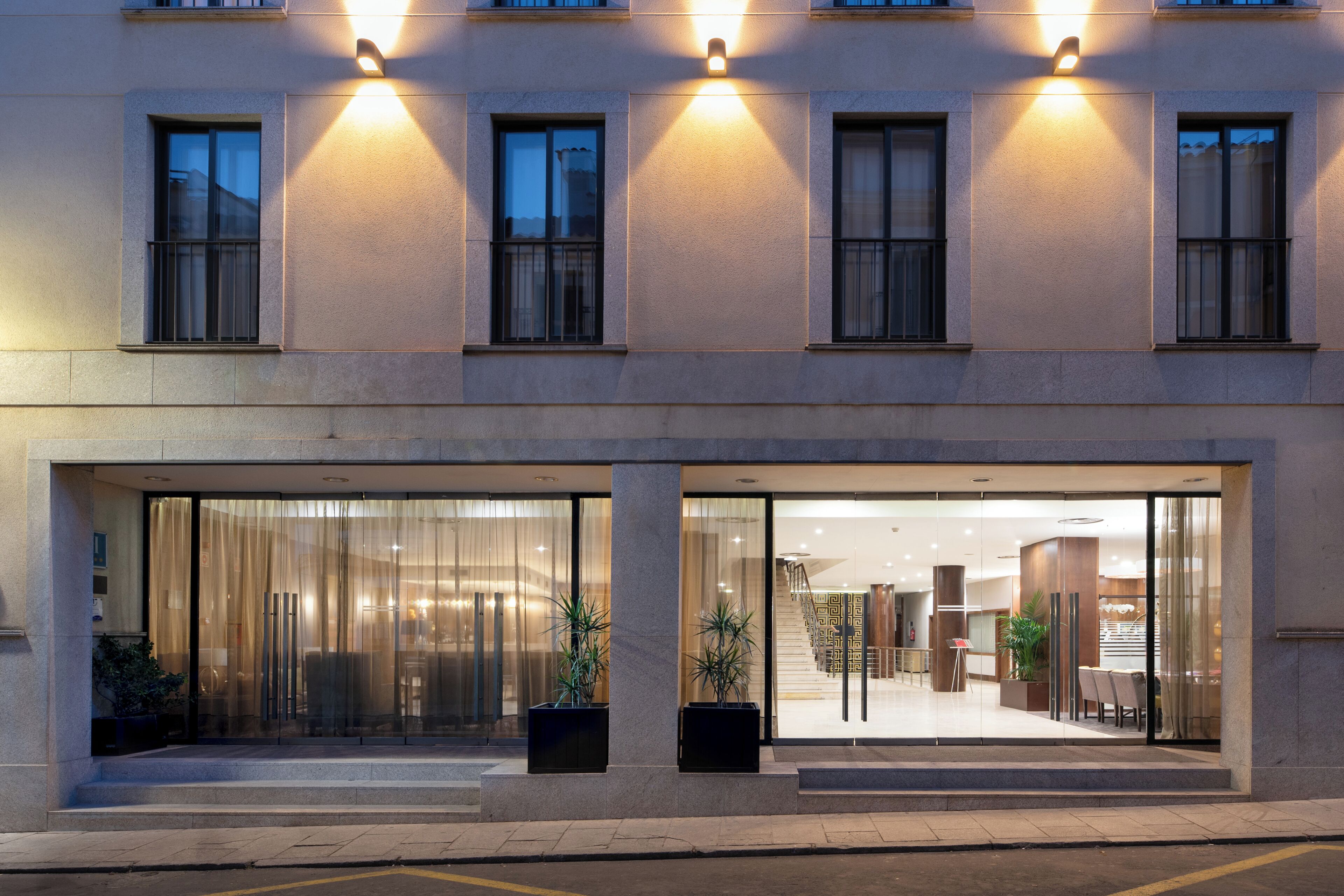 Fachada de la propiedad