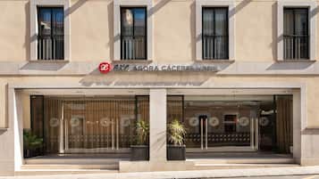 Fachada de la propiedad