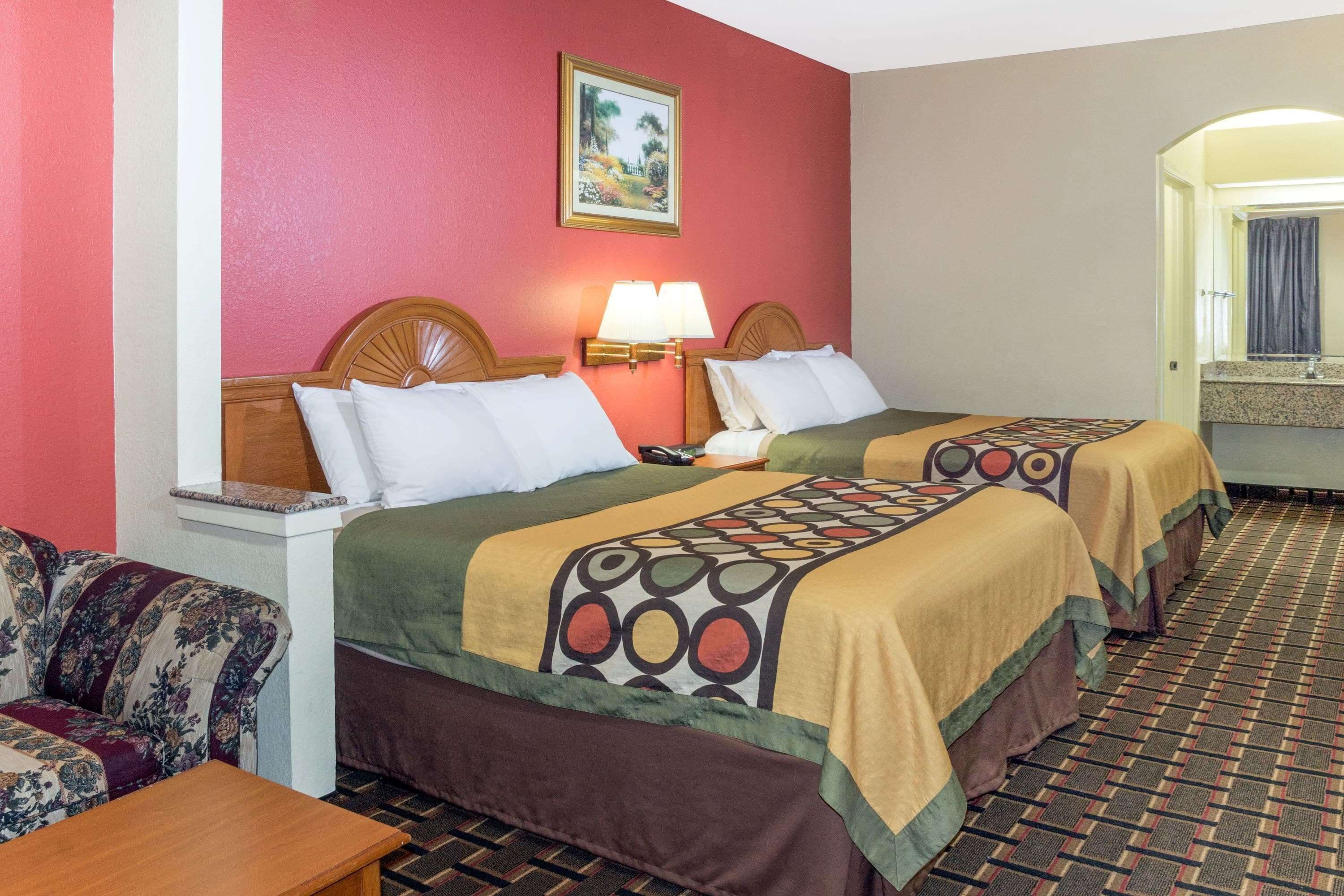 desk, blackout curtains, iron/ironing board, free wifi