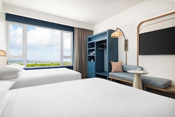 In-room safe, individually decorated, individually furnished at Verdanza Hotel