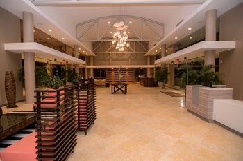 Reception area at Verdanza Hotel