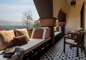 Mekong Explorer Family Suite | Balcony view - Anantara Golden Triangle Elephant Camp & Resort (Chiang Saen)