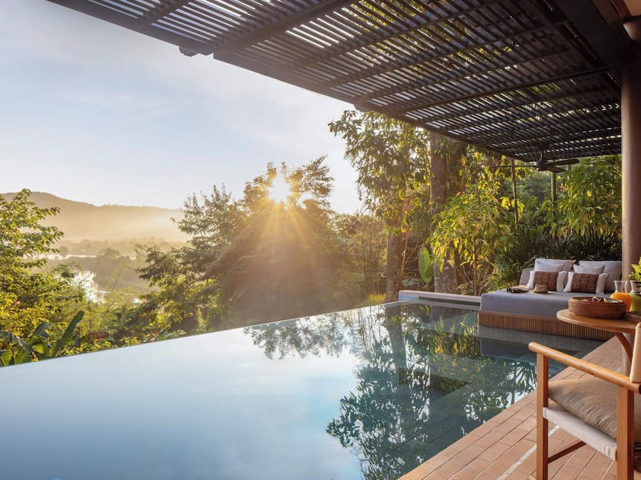 Mekong Explorer Family Pool Suite | Hochwertige Bettwaren, Minibar (mit einigen kostenlosen Artikeln)