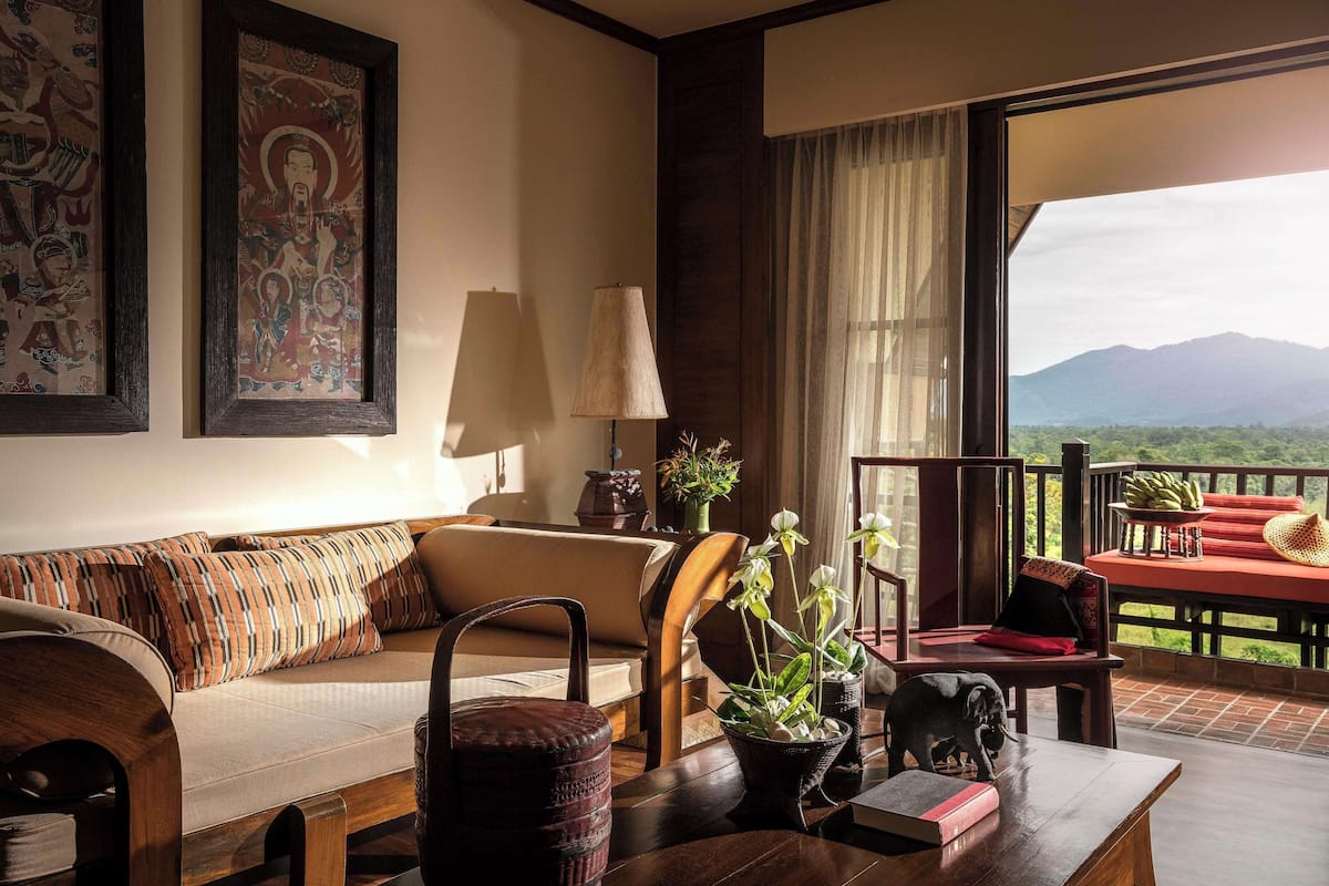 Three Country View Suite | Premium bedding, free minibar items, in-room safe, desk
