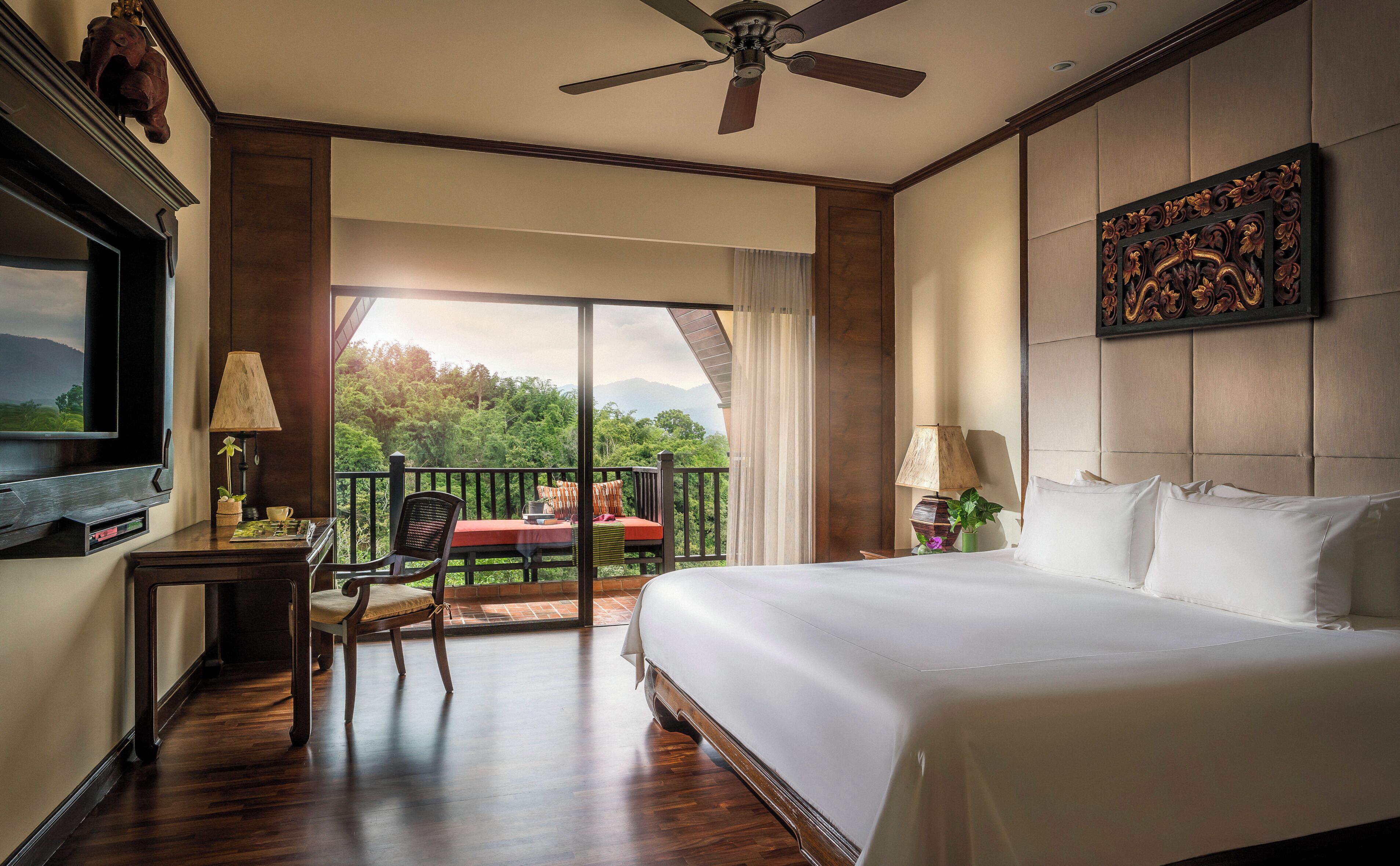 Deluxe Three Country View room | Premium bedding, minibar (some free items), in-room safe, desk