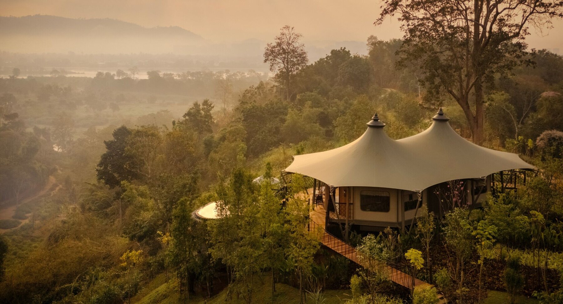 Mekong Explorer Tent | Premium bedding, minibar (some free items), in-room safe, desk