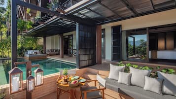 Mekong Explorer Family Pool Suite | Hochwertige Bettwaren, Minibar (mit einigen kostenlosen Artikeln)