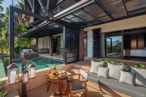 Mekong Explorer Family Pool Suite | Ropa de cama de alta calidad y minibar (con algunos artículos gratuitos)