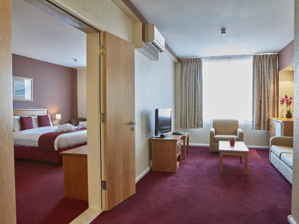 In-room safe, desk, blackout drapes, iron/ironing board