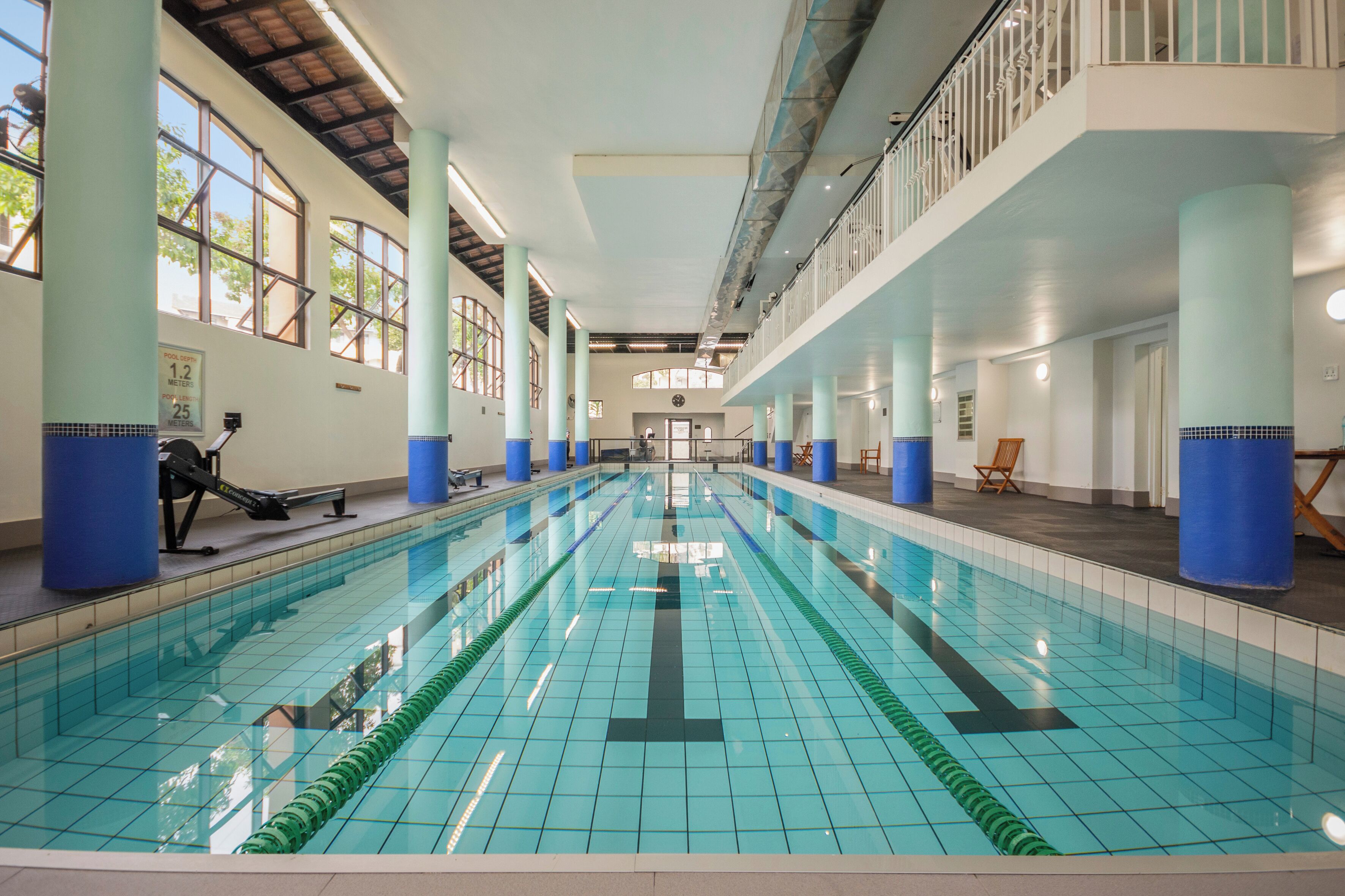 Indoor pool, outdoor pool