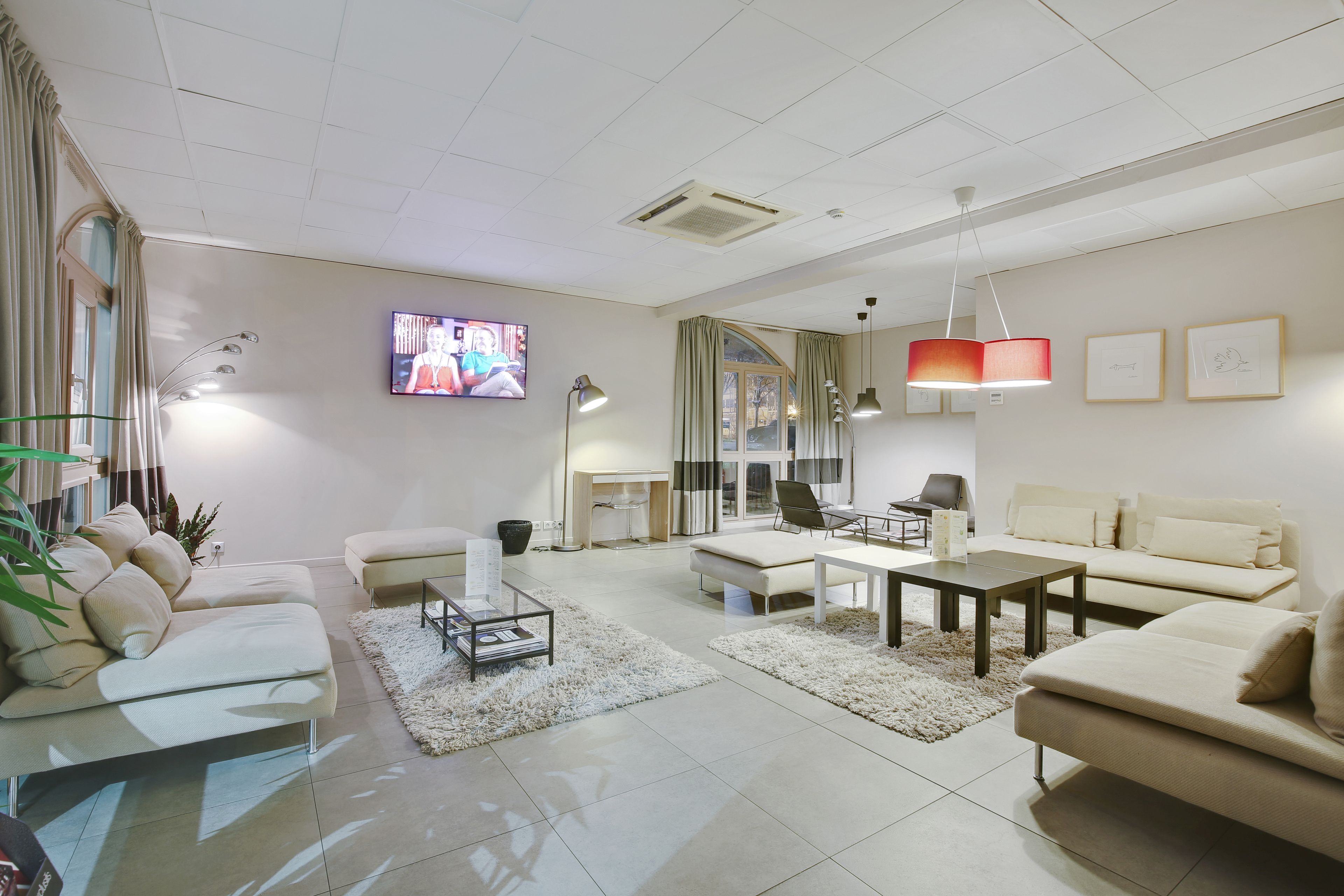 Sala de estar en el lobby