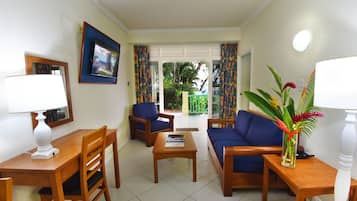 Standard Apartment, 1 Bedroom, Ocean View | In-room safe, desk, blackout drapes, soundproofing