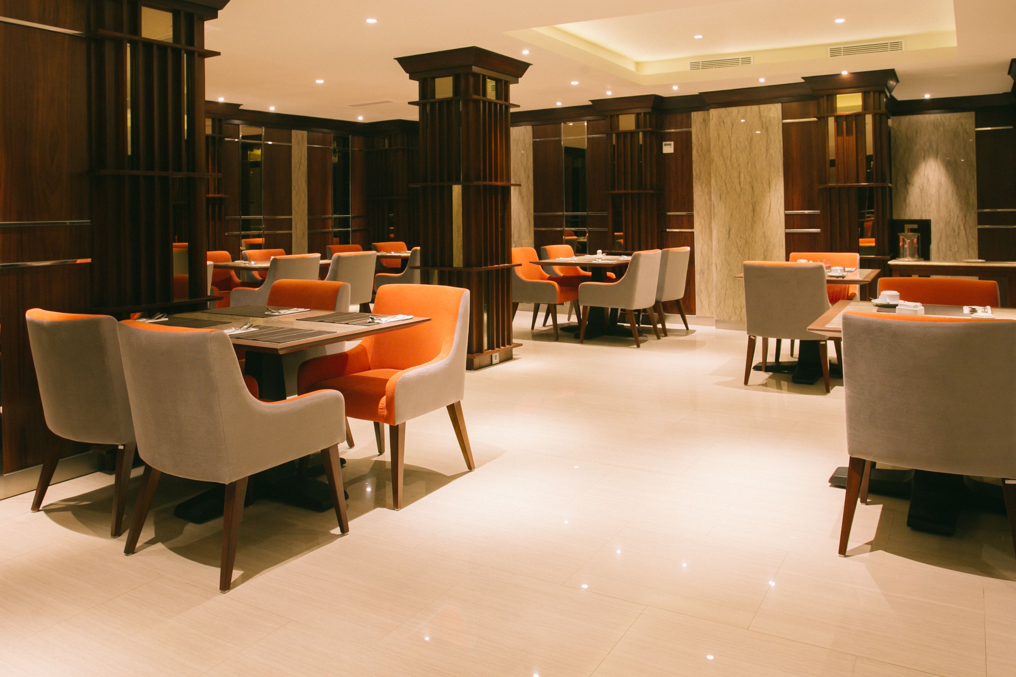 breakfast, lunch and dinner served