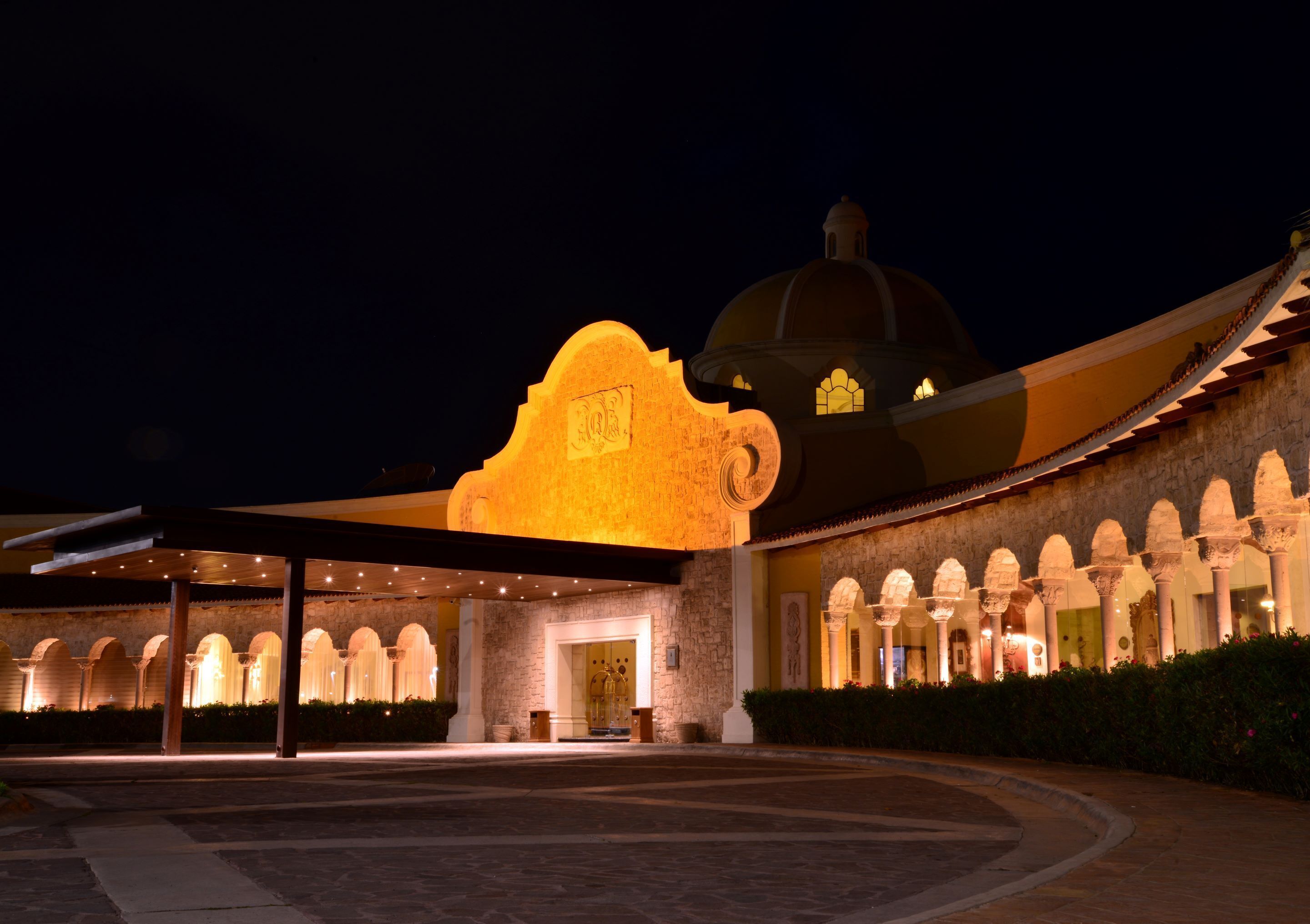 front of property – evening/night