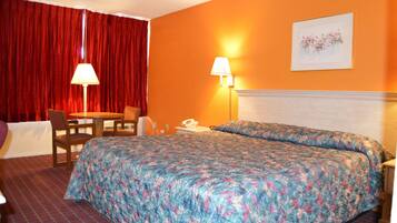 Desk, iron/ironing board, free WiFi, bed sheets