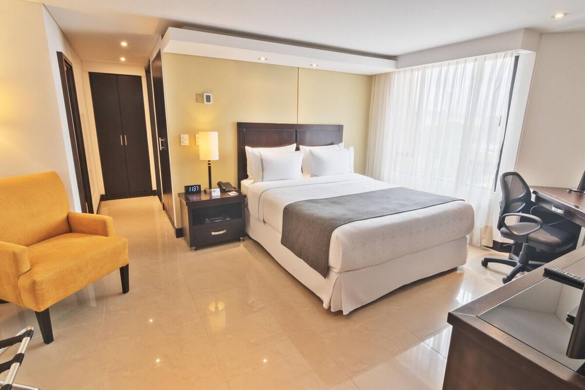 In-room safe, desk, blackout drapes, iron/ironing board (on request)