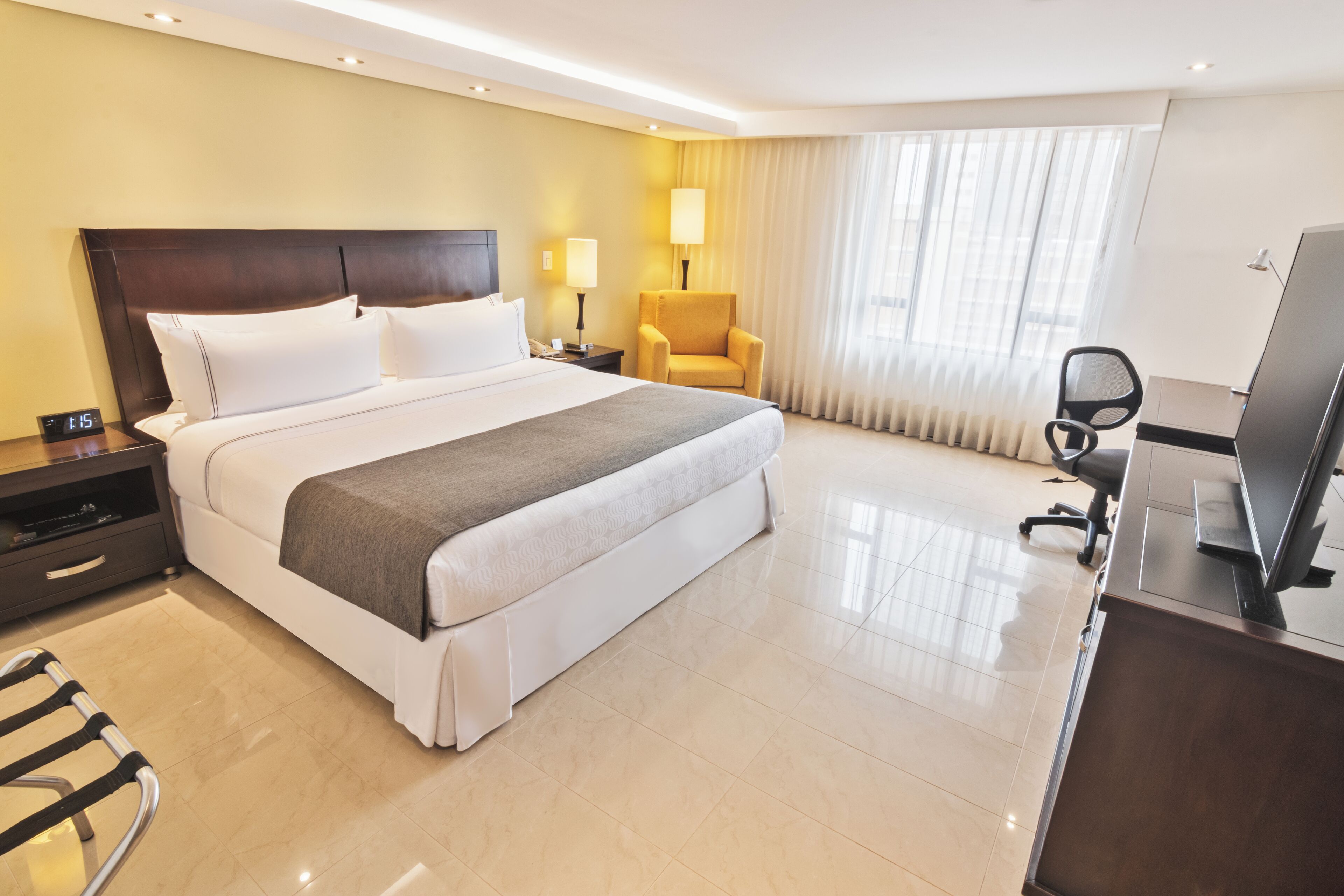 Suite, 1 King Bed (Suite Ejecutiva) | In-room safe, desk, blackout curtains, iron/ironing board