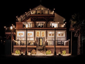 Front of property - evening/night