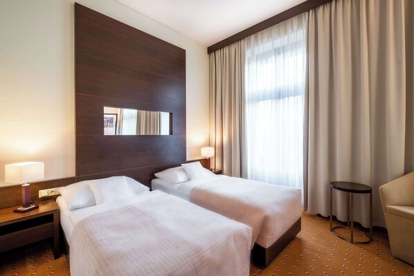 In-room safe, desk, blackout curtains, iron/ironing board - Clarion Hotel Prague City (Prague)