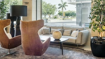 Sitteområde i lobbyen