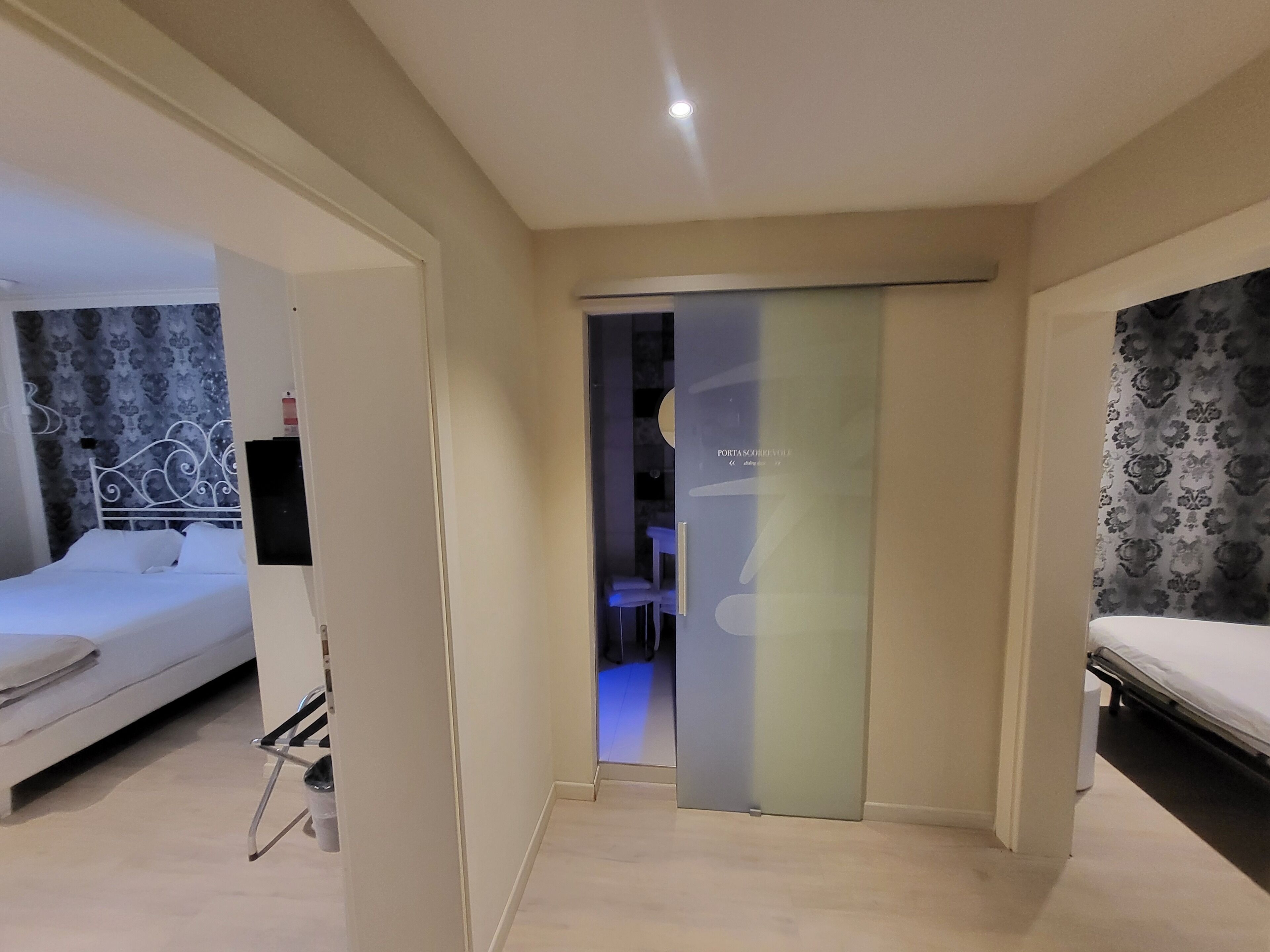 quadruple room | frette italian sheets, premium bedding, select comfort beds, minibar