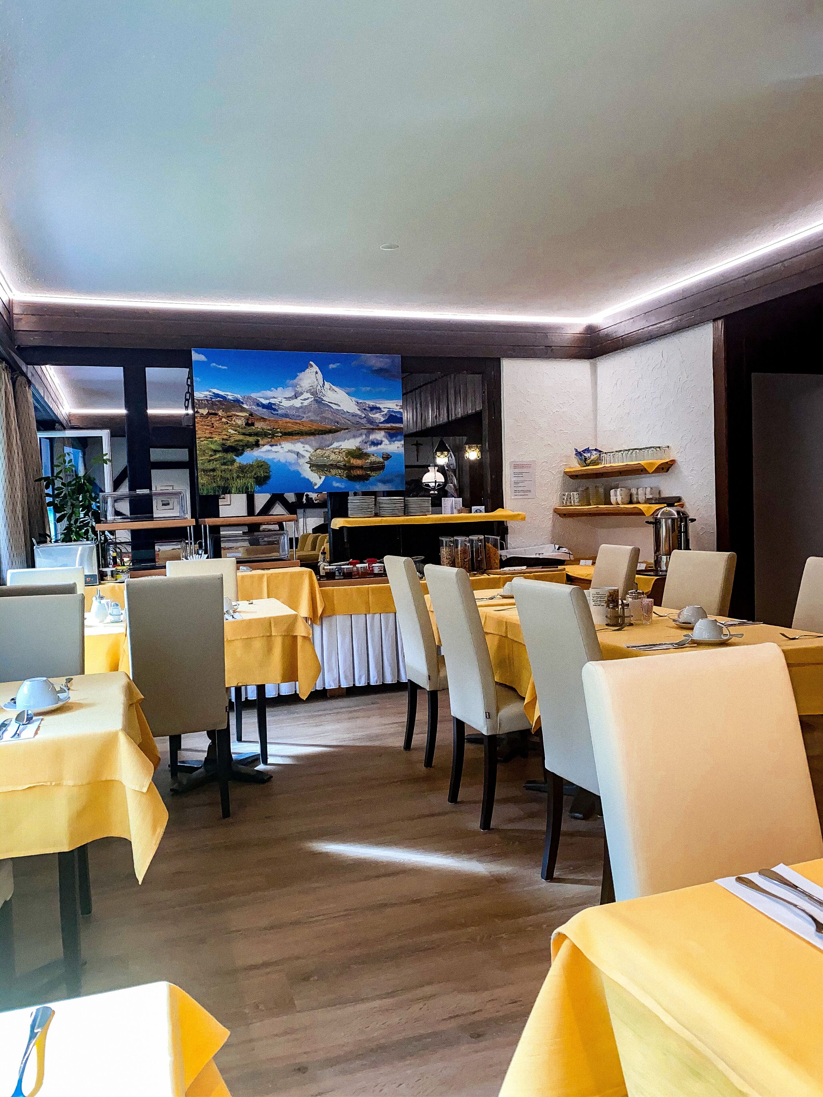 daily buffet breakfast (chf 16.00 per person)
