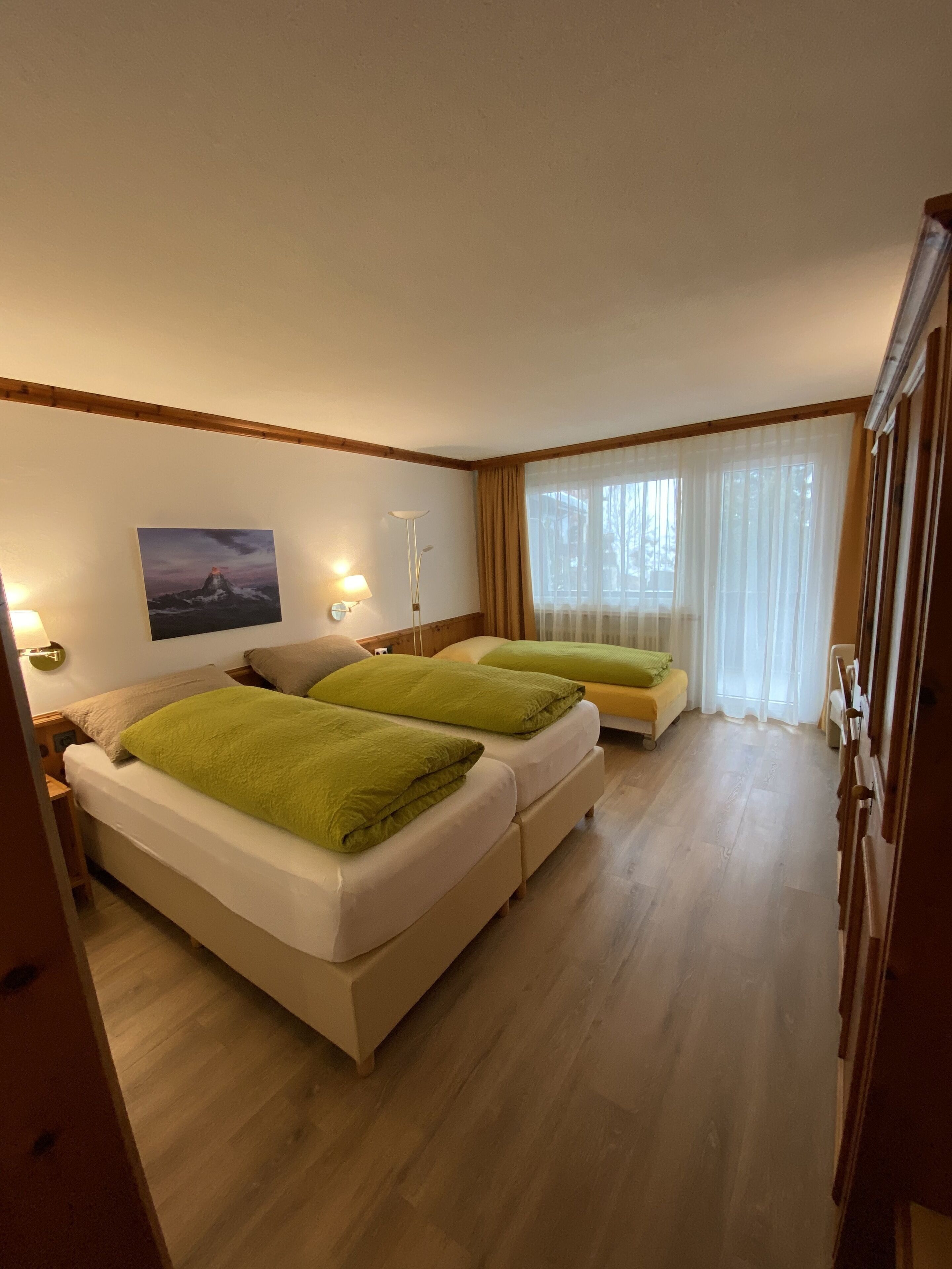 Premium bedding, pillow-top beds, in-room safe, desk