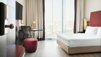 Literie de qualité supérieure, couette en duvet d'oie, minibar