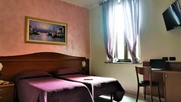 Twin Room | Down comforters, minibar, in-room safe, desk
