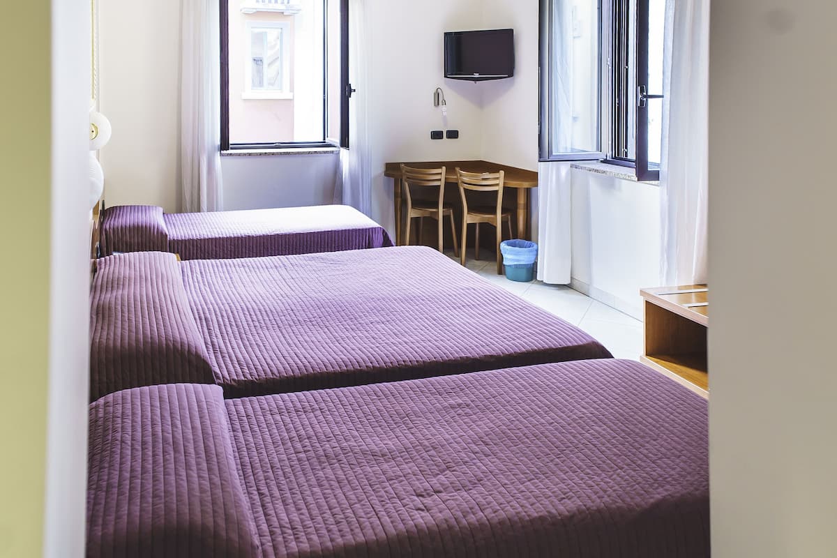 Down duvets, minibar, in-room safe, desk